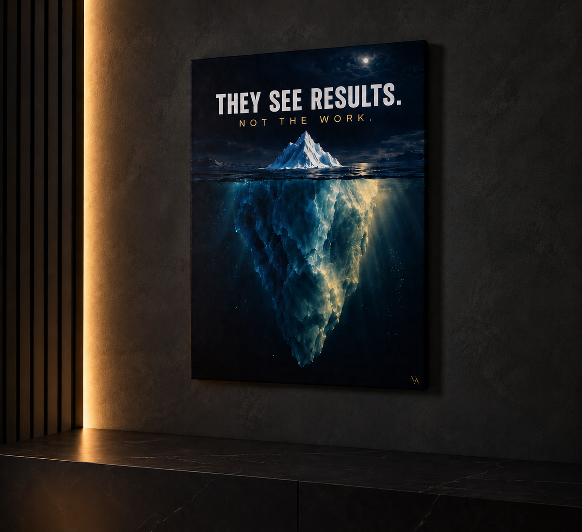 Beneath the Surface – Motivational Canvas